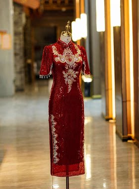 一珂锦绣女装懿菲奥黛2026新款锦绣依人徐之行年轻新中式绝美旗袍