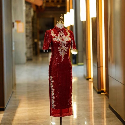 一珂锦绣女装懿菲奥黛2026新款锦绣依人徐之行年轻新中式绝美旗袍