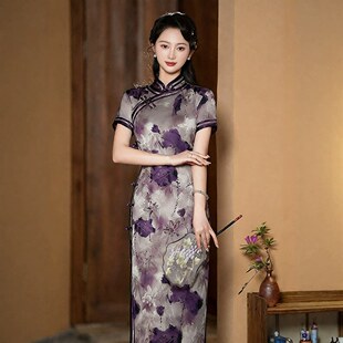 织布鸟女装名兰世家2026新款梦回故里谭玉燕风壹美佳人旗袍裙正品