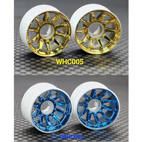 MINI-Z蚊车GLR MR03竞速强化镀铬轮毂车轮WHC005/006-*