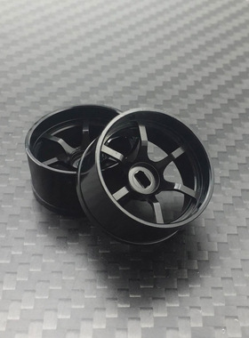 MINI-Z AWD FWD DRZ MINI-D GLA BZ蚊车大尺寸黑色金属轮毂Z-06B