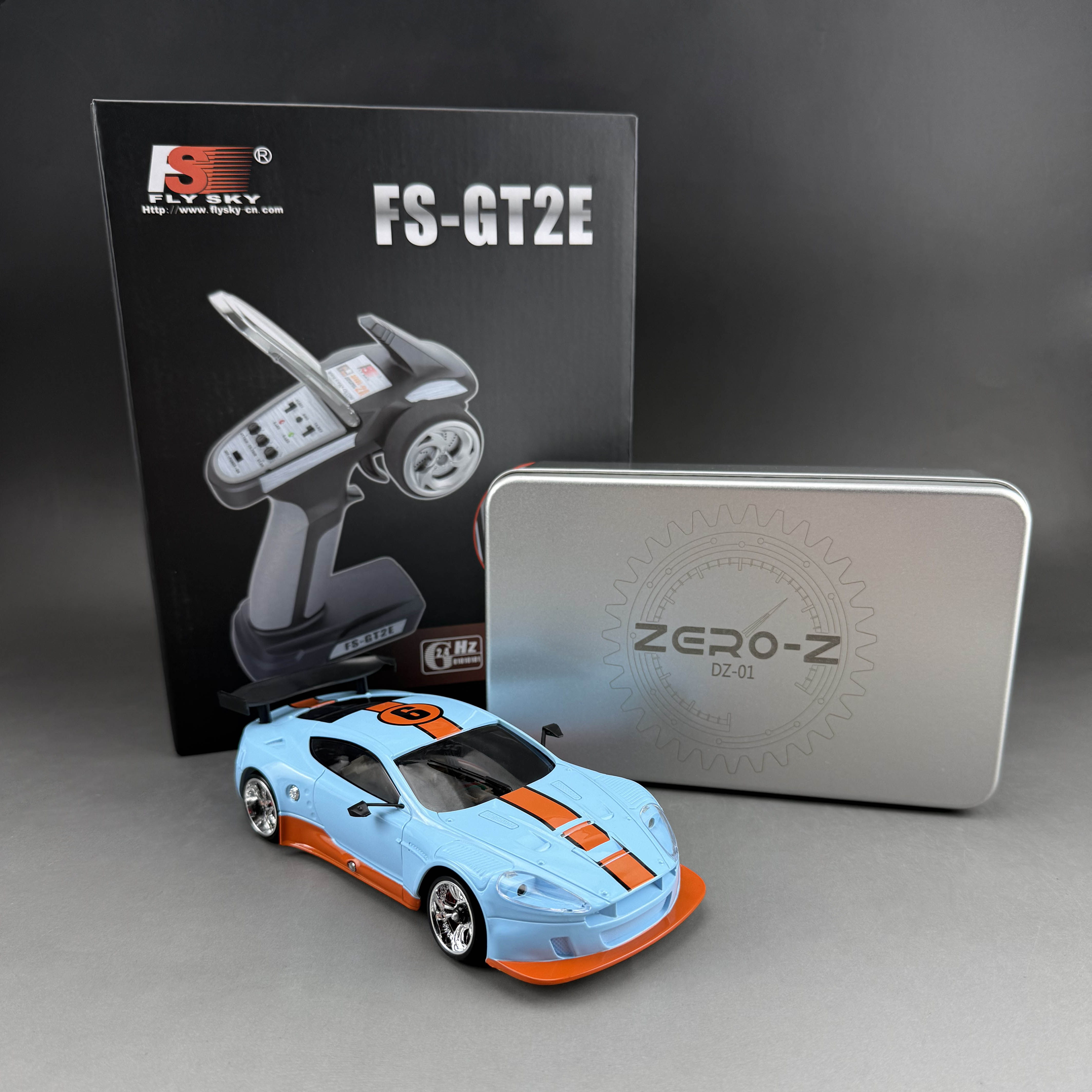 ZERO-Z全新四驱RC遥控蚊车海湾石油马丁 金属车架DZ01后驱漂移版
