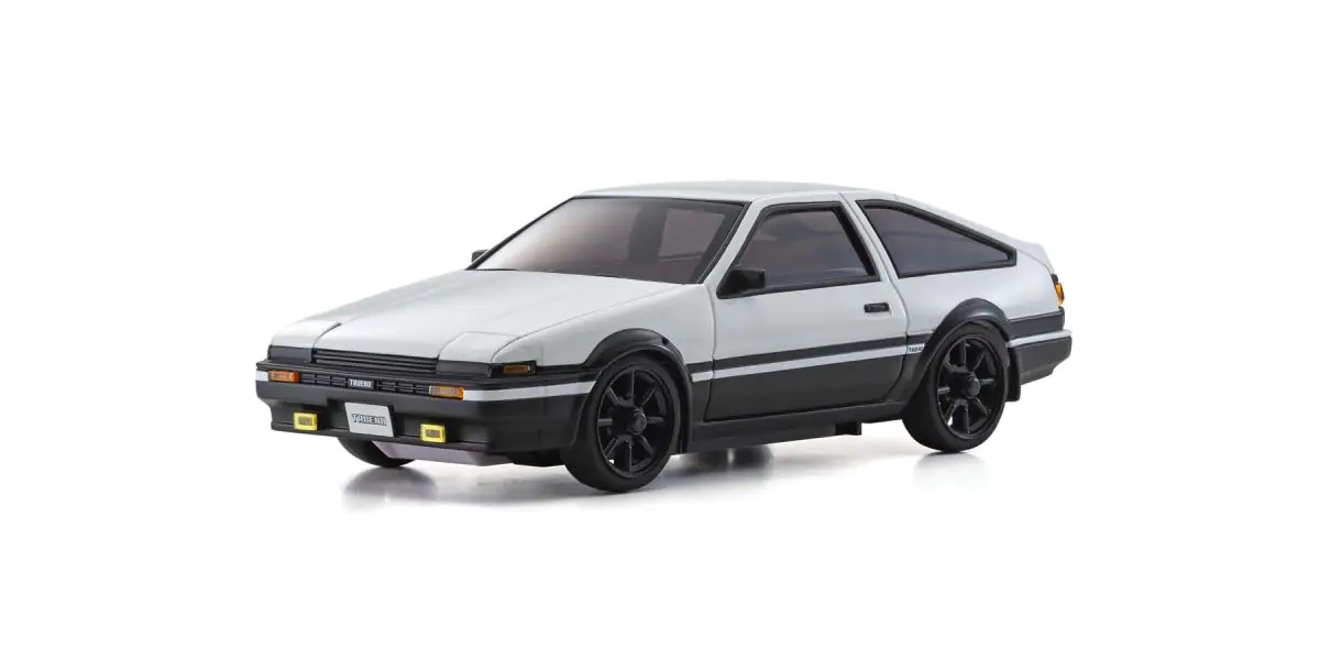 京商mini-z awd蚊车车壳 丰田 ae86 白色mzp465wbk