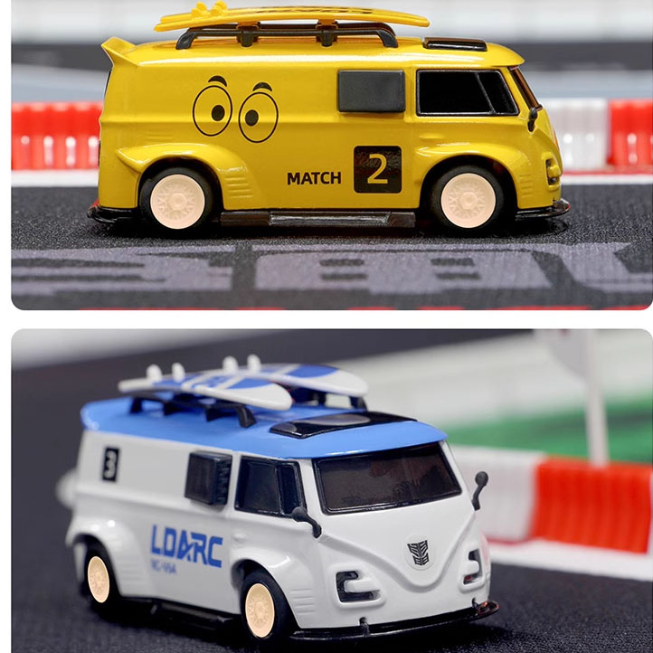 LDARC雷迪安V64 RTR遥控车1:64 迷你微型仿真RC模型面包竞速车