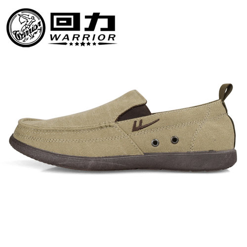 Warrior/回力开车鞋帆布鞋休闲鞋
