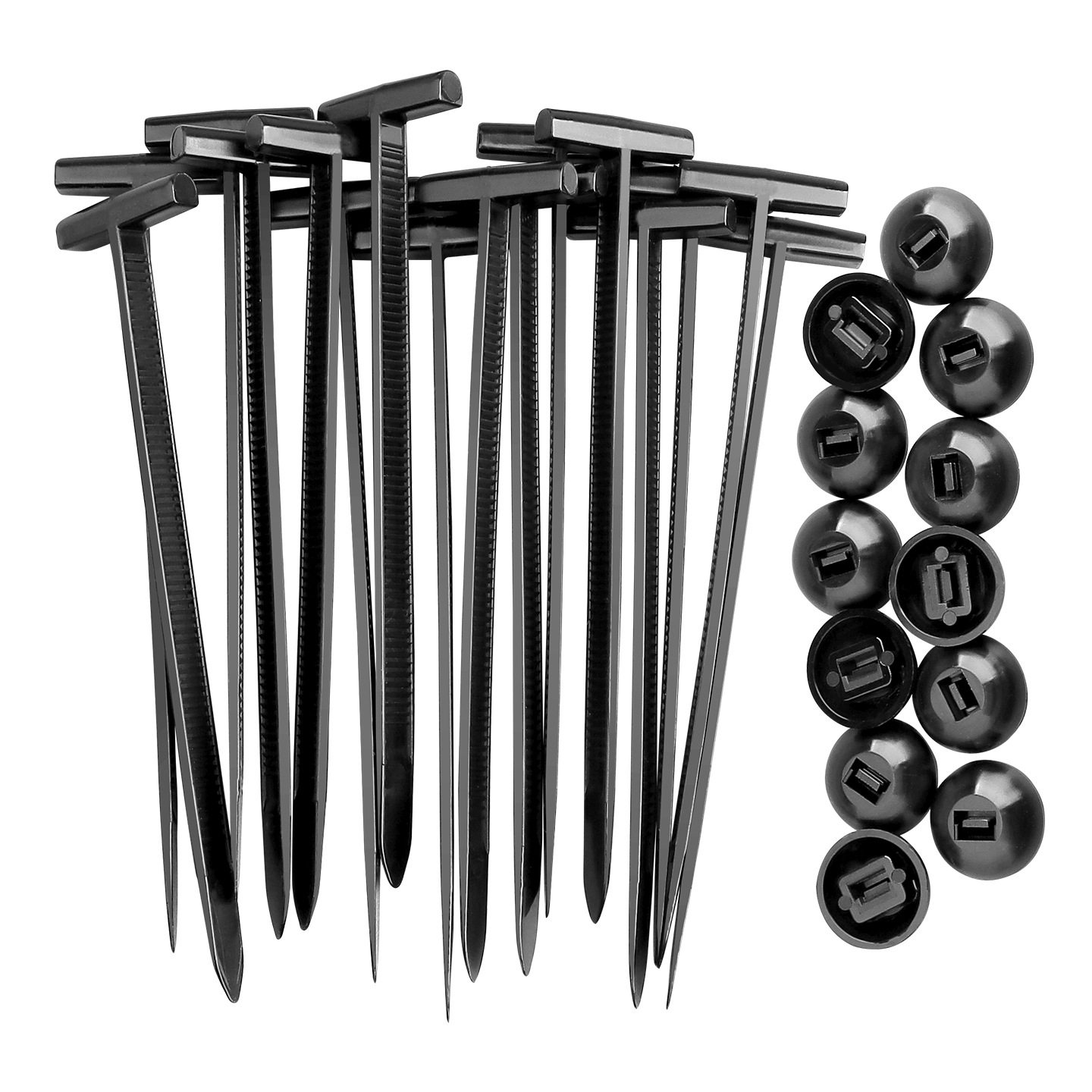 车规级双面穿心钉卡扣束线带 | 汽车扎带耐温挡泥板叶子板固定器