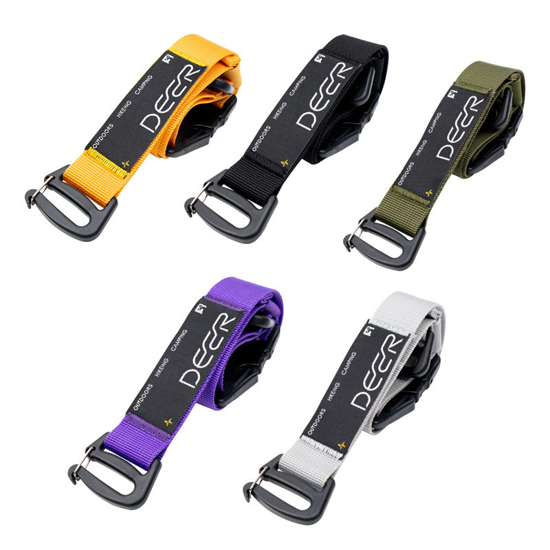 登山包外置挂扣束带 | 户外多功能扣带绑带50cm 战术背包拓展配件