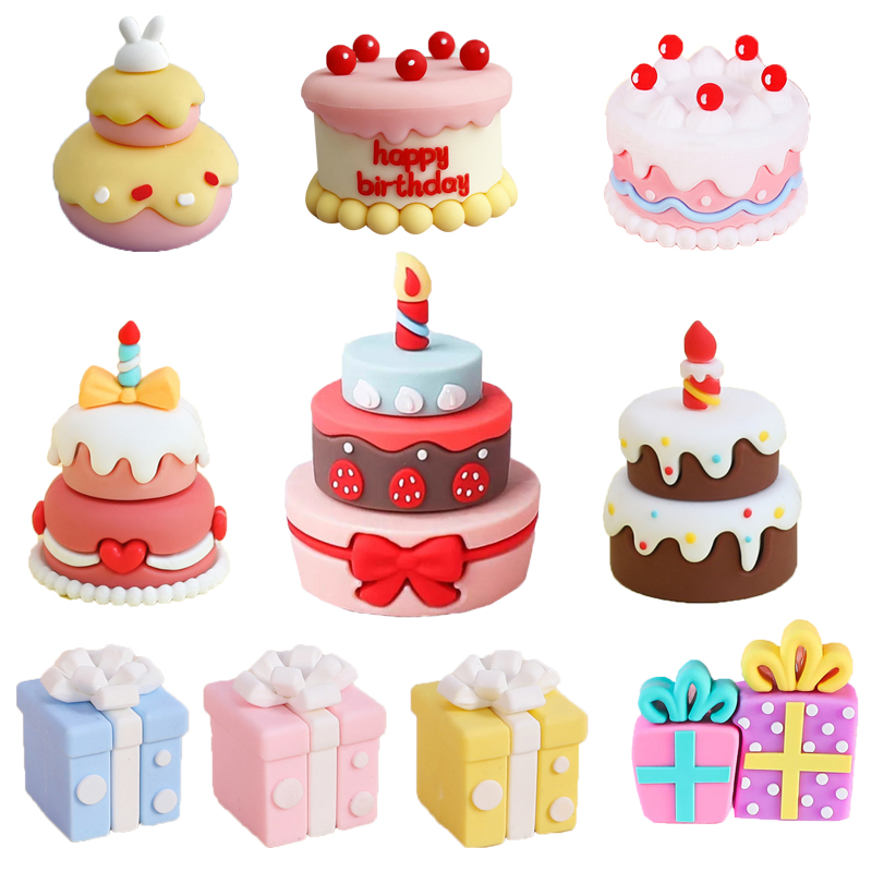 网红软胶立体小蛋糕儿童生日蛋糕