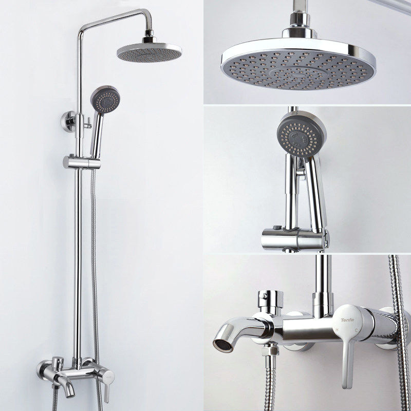 Ding Fei All copper Flower sprinkling shower suit Hot and cold Shower Faucet function Water mixing valve Flower sprinklingin the Decoration main material , Toiletries , Bathroom faucet , Shower faucet(Set)  category - from Buy2taobao.com to provide professional Taobao agent buy service