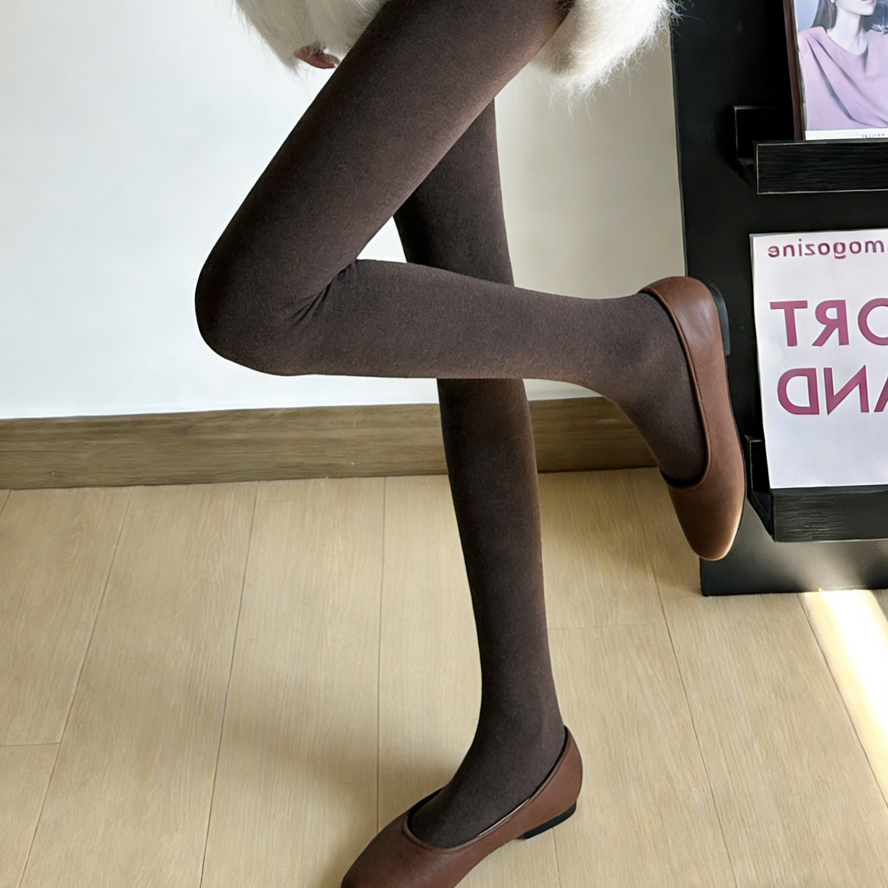 厚绒清冷咖色连裤袜女秋冬复古时髦微压显瘦美拉德氛围感打底裤袜,女士内衣/男士内衣/家居服,连裤袜/打底袜,淘宝优惠券,粉丝福利购,淘宝优惠卷