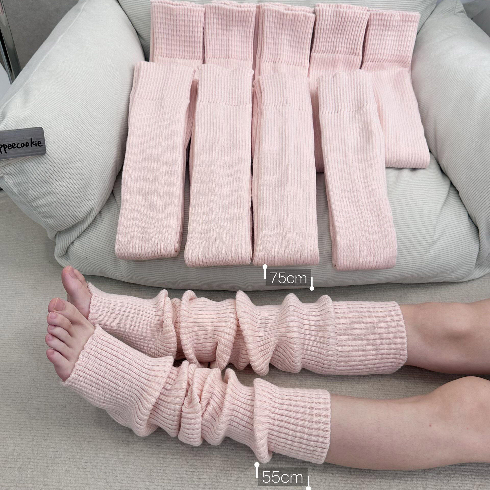 绝了！baby粉袜套75cmVS55cm叠穿瑜伽裤神器拯救小腿外翻超显腿直,女士内衣/男士内衣/家居服,中筒袜,淘宝优惠券,粉丝福利购,淘宝优惠卷