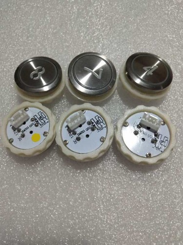 三菱新款自复位按钮开关电梯按钮DA511全新