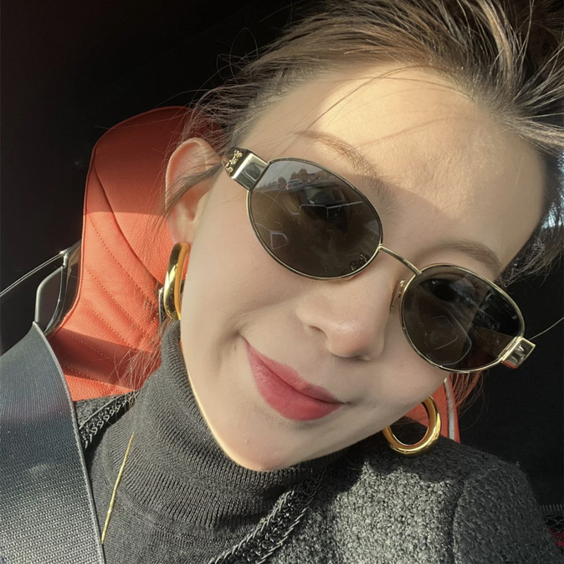 时尚金属太阳镜美式女
