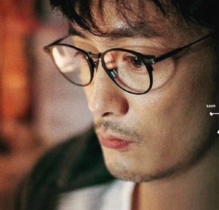 春娇救志明余文乐同款眼镜框男黑框近视眼镜架超轻tr90圆框UNITED