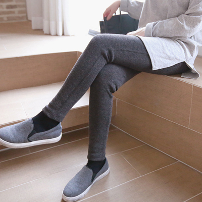 打底裤加绒棉质女士修身小脚裤