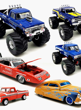 GreenLight 绿光 1/64福特野马/Mercury/摩纳哥/猛禽F系列合金车