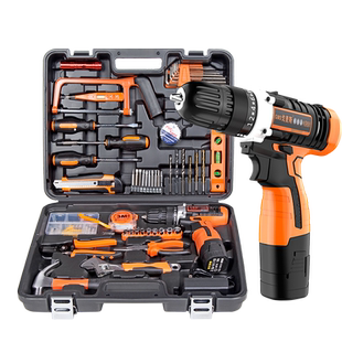 戈麦斯家用多功能手电钻五金工具套装家庭木工工具修理组合全套装