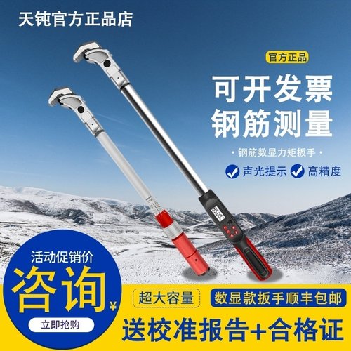 天钝钢筋数显扳手电子力矩扳手