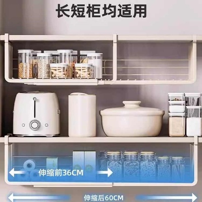 家用悬挂柜门柜内吊柜下收纳架子