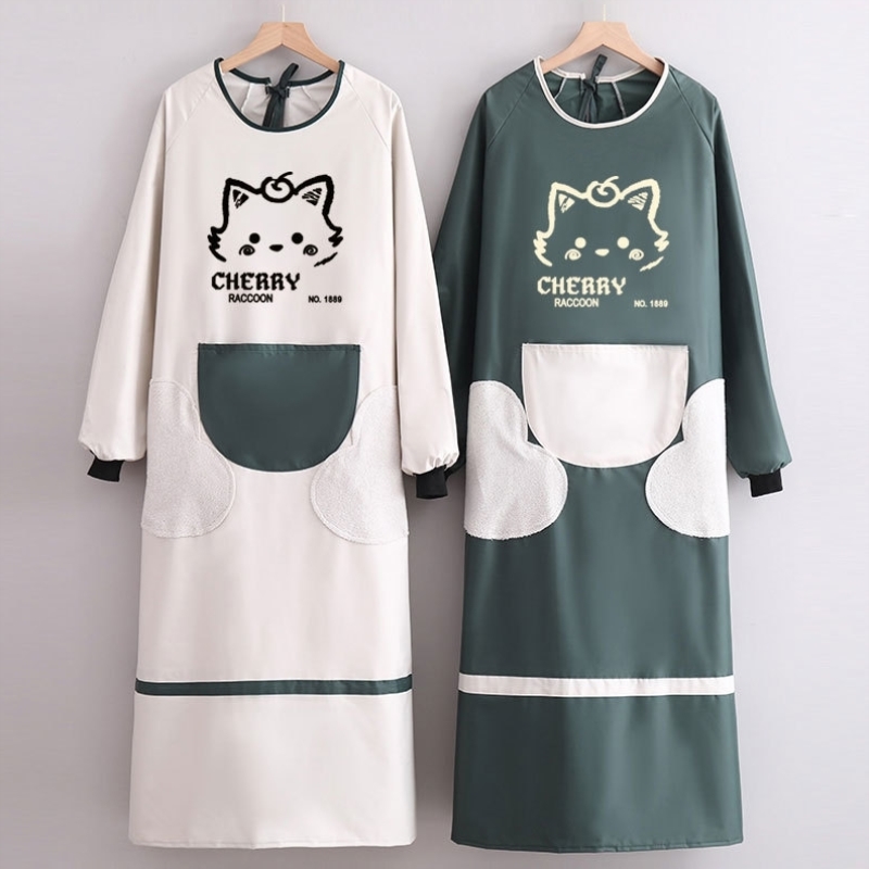 加长加大宠物店防水围裙美容师工作服洗车店撸猫不粘毛抱狗防脏衣