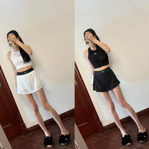 MCHIC| 自留两色！大爱！亲妈渠~al~运动背心+网球裙织带半裙裙裤