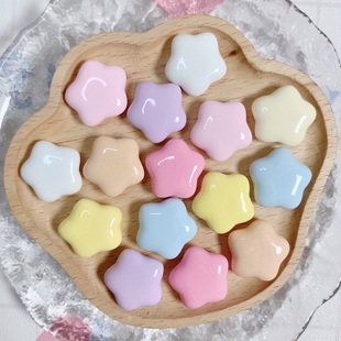 亮面细闪星星 花饰品材料 树脂配件儿童手工diy奶油胶发夹手机壳鞋