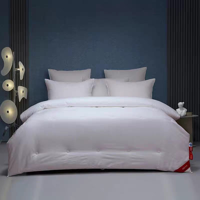 梦洁家纺2022新款长绒棉防螨双宫蚕丝被厚二合一被00587小雨点 II