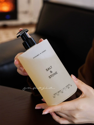 Гель для душа с солевым камнем Shelley's Song, стойкий аромат для тела, увлажняющий и восстанавливающий кожу, соляной камень