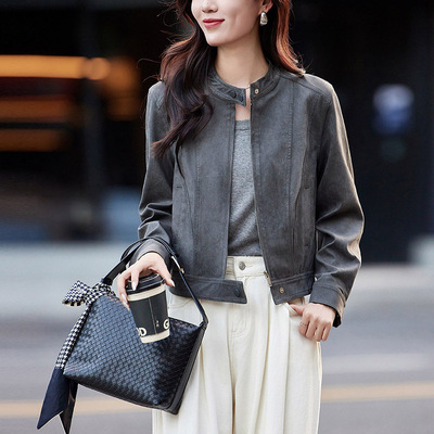 声雨竹2025新款京东傲丝度官网唯品会官方正品牌女装艾利欧短外套