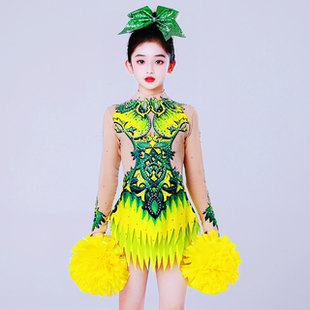 专业啦啦操团体比赛竞技服幼儿艺术体操舞蹈演出运动会拉拉队儿童