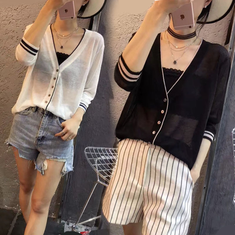 2018пîÏÄÇïchicÕÖÉÀÆß·ÖÐ䱡¿î±ùË¿ÕëÖ¯ÉÀÍâ´î¿ªÉÀÅ®¿Õµ÷ÉÀÍâÌ×