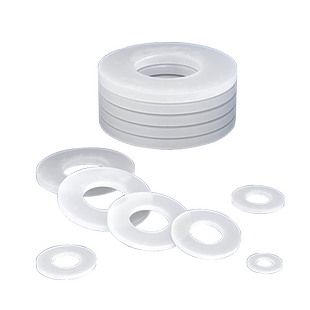 白色硅胶螺丝橡胶平垫片M2-M20缓冲减震水龙头密封件耐温环保防水