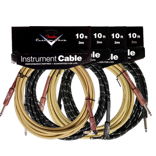 Fender芬达Custom Shop电箱民谣吉他贝斯贝司连接线降噪音频线3米