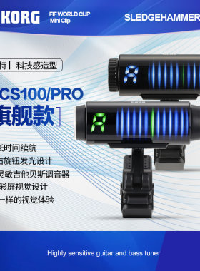 KORG3D彩屏超长续航专业调音器