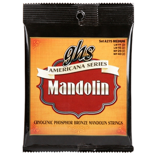 美产GHS 曼陀铃弦11-38 一套八根装磷黄铜Mandolin曼德琳套装琴弦