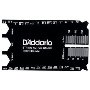 达达里奥PW-SHG-01吉他卡尺贝司民谣电吉他弦距测量高度尺子工具