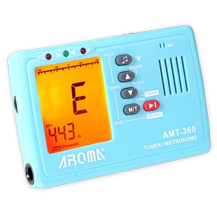 阿诺玛吉他调音器电子节拍器节奏器古筝民乐校音节拍定音表三合一