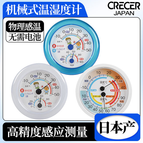 日本产CRECER温湿度计
