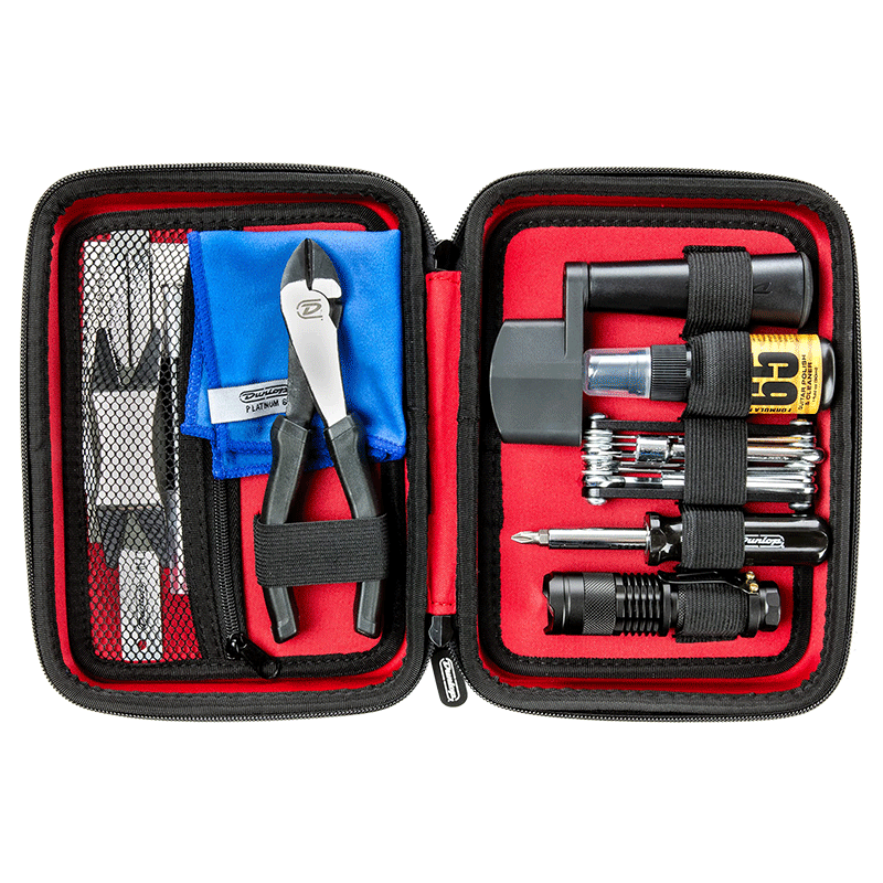 Dunlop吉他贝斯清洁保养护理套装DGT201剪弦钳调琴扳手维修工具包