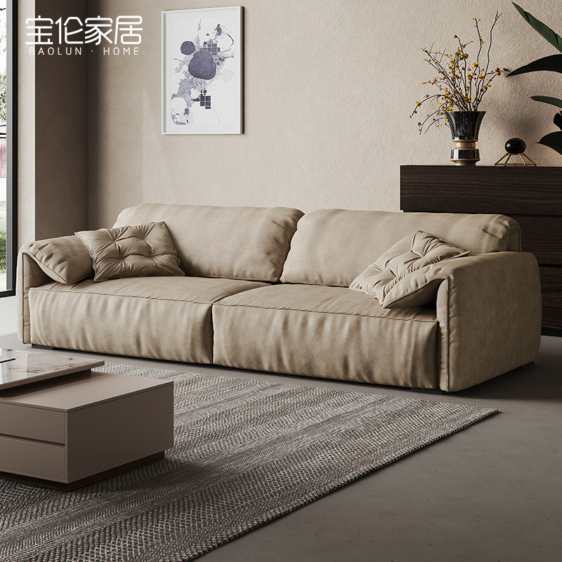 baxter意式极简大象耳朵布艺沙发
