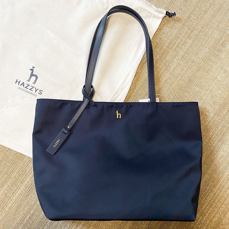 韩国hazzys包哈吉斯女包大号大容量通勤包时尚百搭单肩尼龙托特包