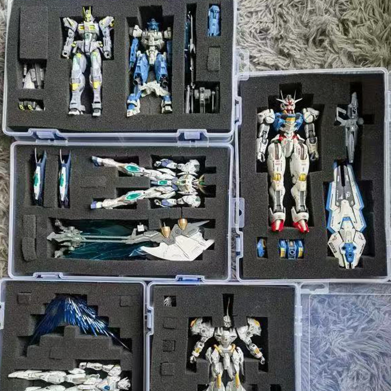 MG中号高达模型收纳盒工具整理盒rg玩具储物盒手撕棉hg机娘海绵盒图片