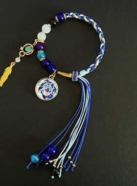 流浪者轮回手绳散兵绫人钟离心海衍生周边概念编织情侣手链礼品