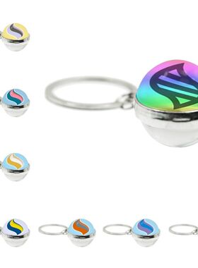 小精灵Pokemon宝可梦mega进化超级喷火龙沙奈朵双面球形钥匙扣