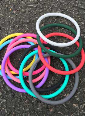 GD同款权志龙佩戴韩国潮牌能量腕带素色圆环黑白百搭男女硅胶手环