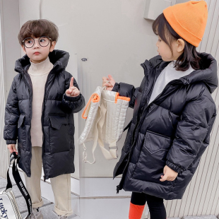 儿童九成品衣皮男女孩中长款半成品羽绒服翻新定制改造童装2026年
