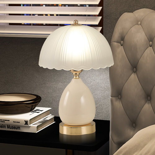 烨上玻璃床头陶瓷台灯