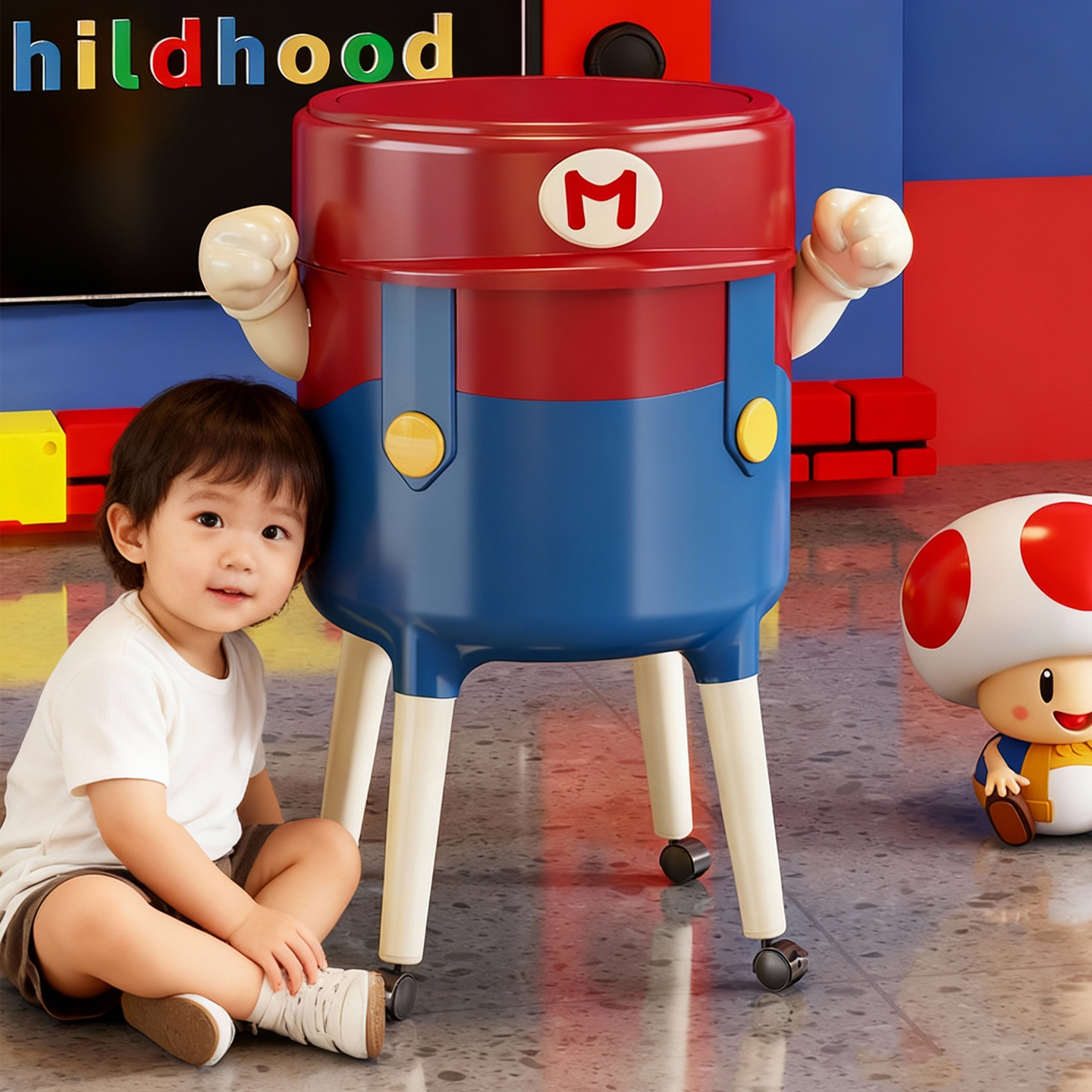 垃圾桶家用免弯腰客厅厨房专用