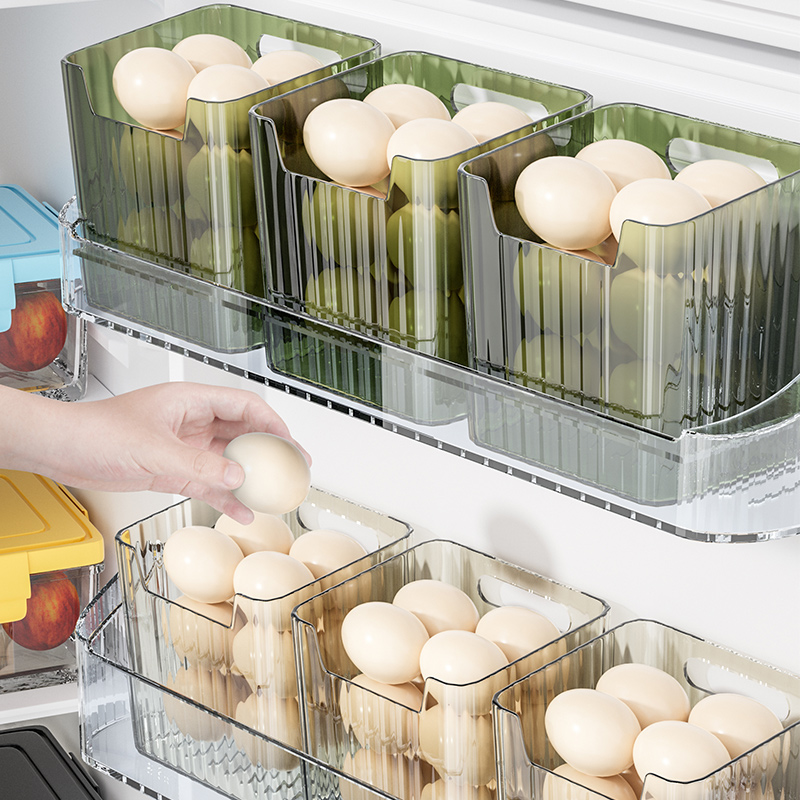 冰箱侧门鸡蛋收纳盒架托专用保鲜筐