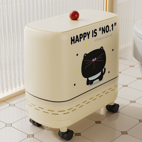 【吸附套袋】卫生间垃圾桶夹缝用